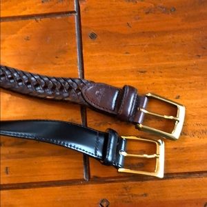 BUNDLE Leather belts